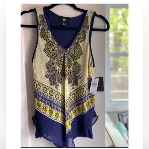 IZ Byer Flowy Paisley Festival Tank